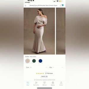 Anthropology/ BHLDN Dress dress is a size 12 but altered to a size 6